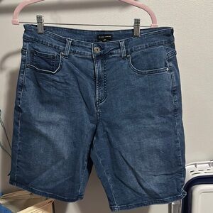 Universal Standard Blue Jean Shorts Relaxed Fit